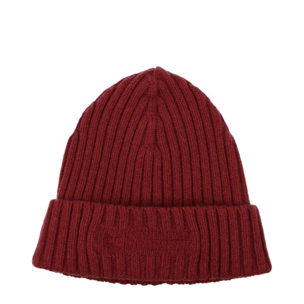 C.P. Company Red Wool Men's Beanie